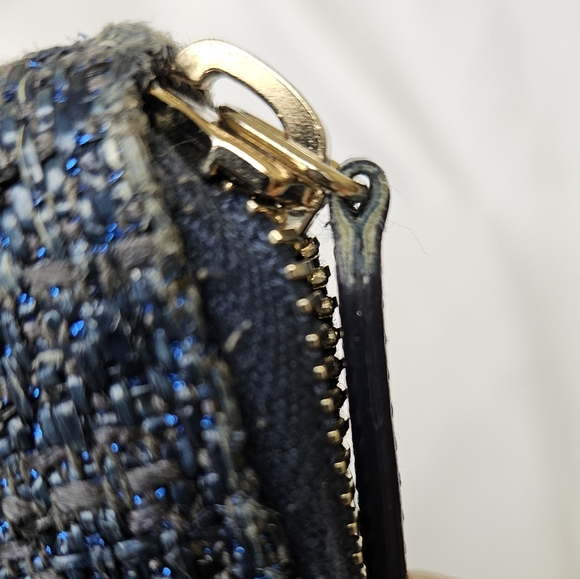 EUC Chanel Deauville Tweed Continental Long Wallet - Picture 7 of 10